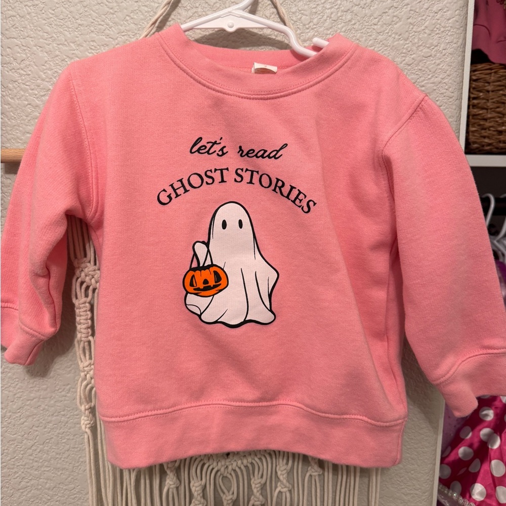 Pink Ghost Stories Sweatshirt 2T